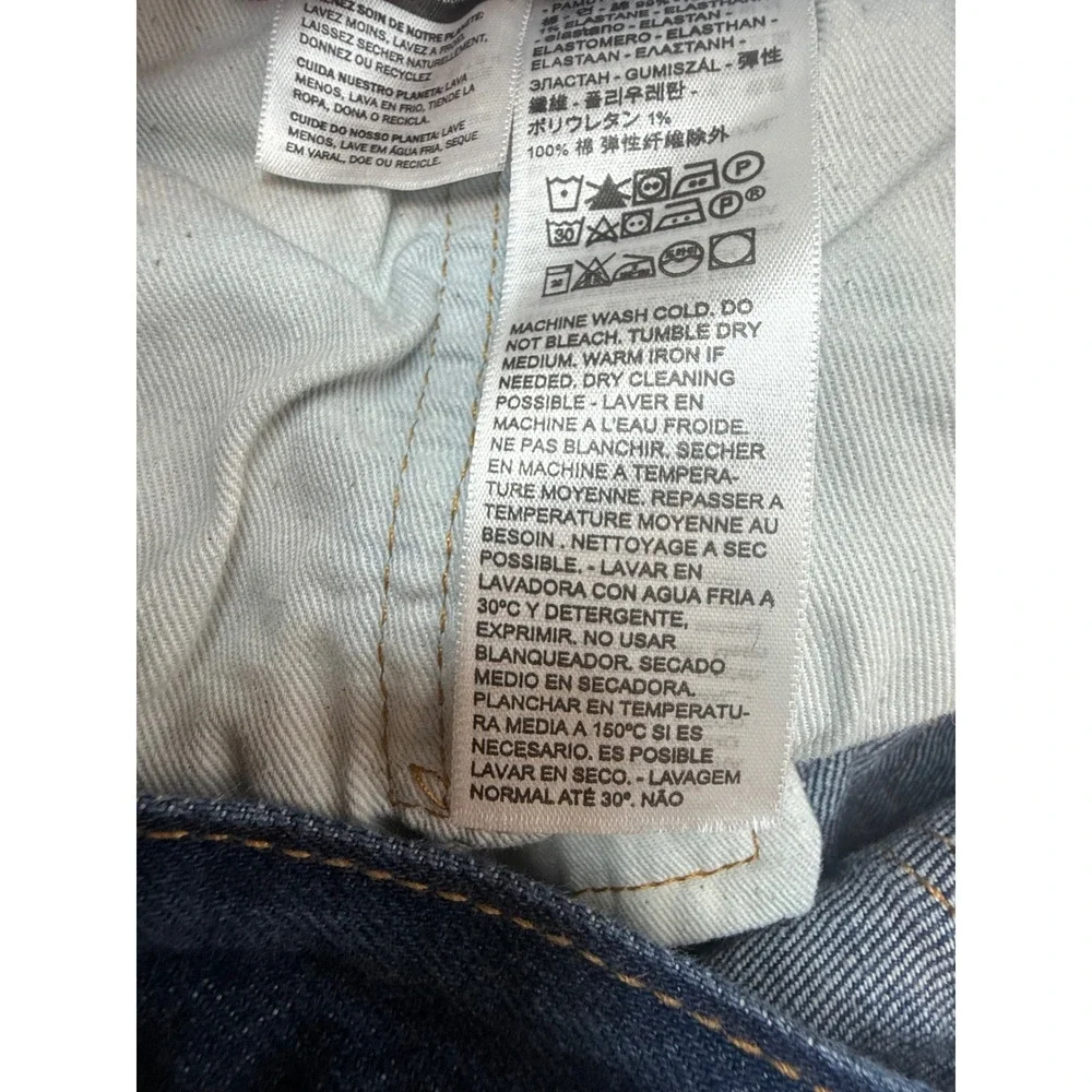 Levi Strauss Co Big E Red Tab 501 93 Mens Dark Wash Button‎ Fly Jeans W40 L32